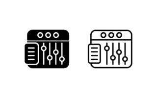 browser vector pictogram