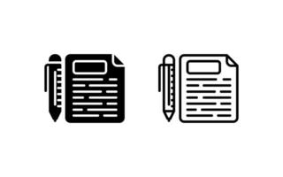 contract vector pictogram