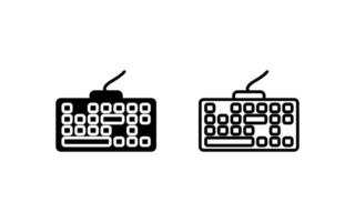 toetsenbord vector pictogram