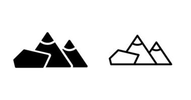 berg vector pictogram