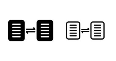 document sharing vector icoon