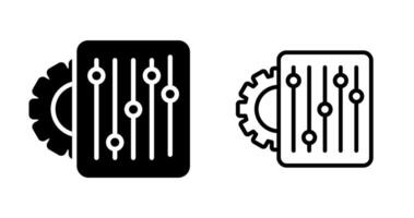 instellingen vector pictogram