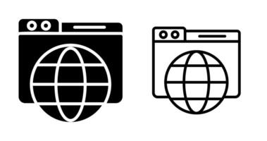 browser vector pictogram