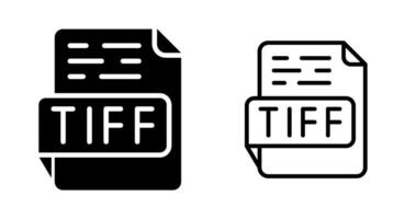 tiff vector icoon