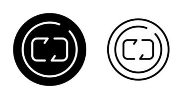 herhaling cirkel vector icoon