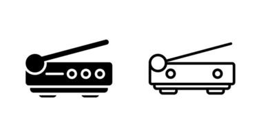 3D-scanner vector pictogram