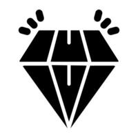 diamant vector pictogram