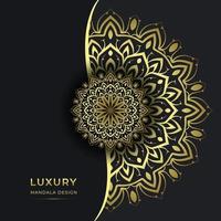 decoratief luxe sier mandala achtergrondontwerp vector