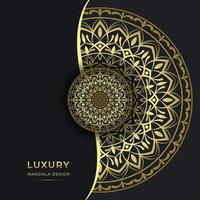 decoratief luxe sier mandala achtergrondontwerp vector