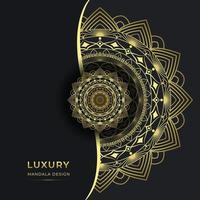 decoratief luxe sier mandala achtergrondontwerp vector