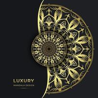 decoratief luxe sier mandala achtergrondontwerp vector