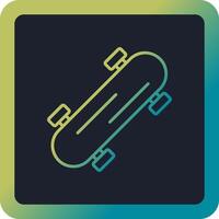 skateboard vector pictogram