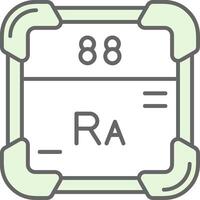 radium groen licht filay icoon vector