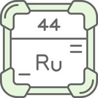 ruthenium groen licht filay icoon vector