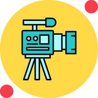 videocamera vector pictogram