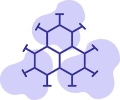 molecuul vector pictogram