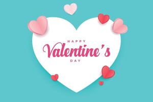 gelukkig Valentijnsdag dag, Valentijnsdag dag harten achtergrond. vector