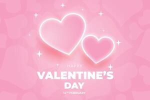 Valentijnsdag dag achtergrond, gelukkig Valentijnsdag dag banier vector