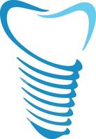 logo voor een beginnend tandheelkundig onderwijs instituut vector