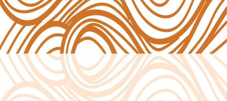 abstract oranje oceaan golven curves patroon ontwerp achtergrond vector