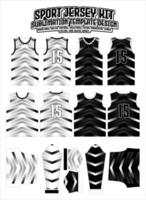 zwart snelheid grunge Jersey kleding sport- slijtage sublimatie patroon vector