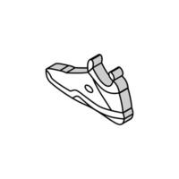 schoenen schoenen badminton isometrische icoon vector illustratie