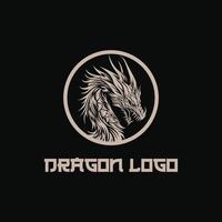 vector logo draak