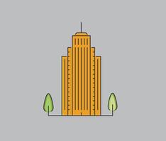 hotel icoon of logo illustratie vector