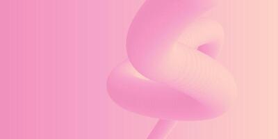 abstract 3d vloeistof vloeistof roze kleur achtergrond. creatief minimaal gebied ballen of bubbel modieus kleurrijk helling ontwerp voor Hoes brochure, folder, poster, banier web. vector