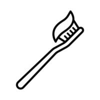 tandenborstel icoon vector ontwerp sjabloon in wit achtergrond