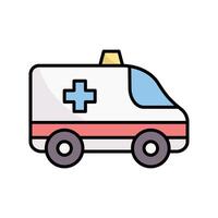 ambulance icoon vector ontwerp sjabloon in wit achtergrond