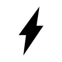 bliksem icoon vector. elektriciteit illustratie teken. macht symbool. weer logo. vector