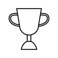 kop icoon vector. trofee illustratie teken . kampioenen symbool. winnen logo vector