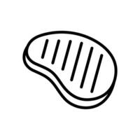 vlees icoon vector ontwerp sjabloon in wit achtergrond