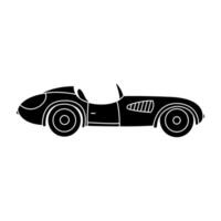 racing auto icoon vector. bolide illustratie teken. ras symbool of logo. vector