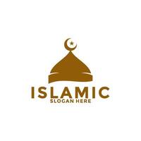 modern Islamitisch luxe logo vector sjabloon, moslim logo icoon