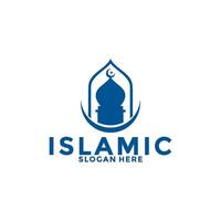 modern Islamitisch luxe logo vector sjabloon, moslim logo icoon