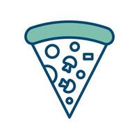 pizza icoon vector ontwerp sjabloon in wit achtergrond