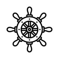 schip wiel icoon vector ontwerp sjabloon in wit achtergrond