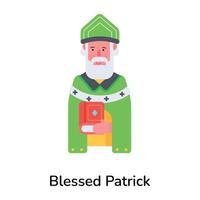 modieus gezegend Patrick vector