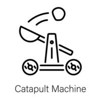 modieus katapult machine vector