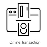 modieus online transactie vector