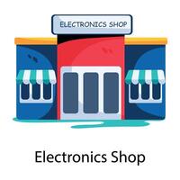 modieus elektronica winkel vector