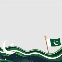 Pakistan dag vector illustratie posters