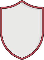 rood schild vector