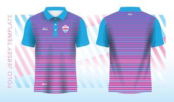 blauw roze abstract achtergrond en patroon voor polo Jersey sport ontwerp sjabloon vector