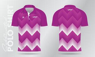 roze patroon en achtergrond voor sublimatie polo sport Jersey sjabloon ontwerp vector