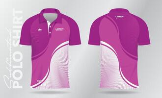 roze patroon en achtergrond voor sublimatie polo sport Jersey sjabloon ontwerp vector