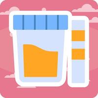 urine test vector icoon