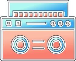 boombox vector icoon